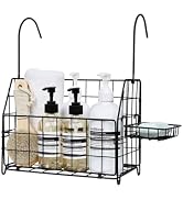 Large Rustproof Shower Caddy Hanging, 304 Stainless Steel Hanging Shower Organizer Basket for Bat...