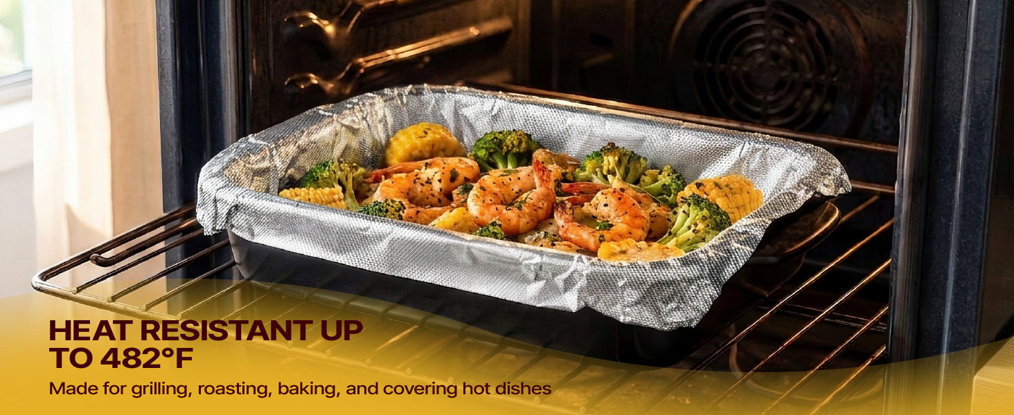 pre cut aluminum foil sheets