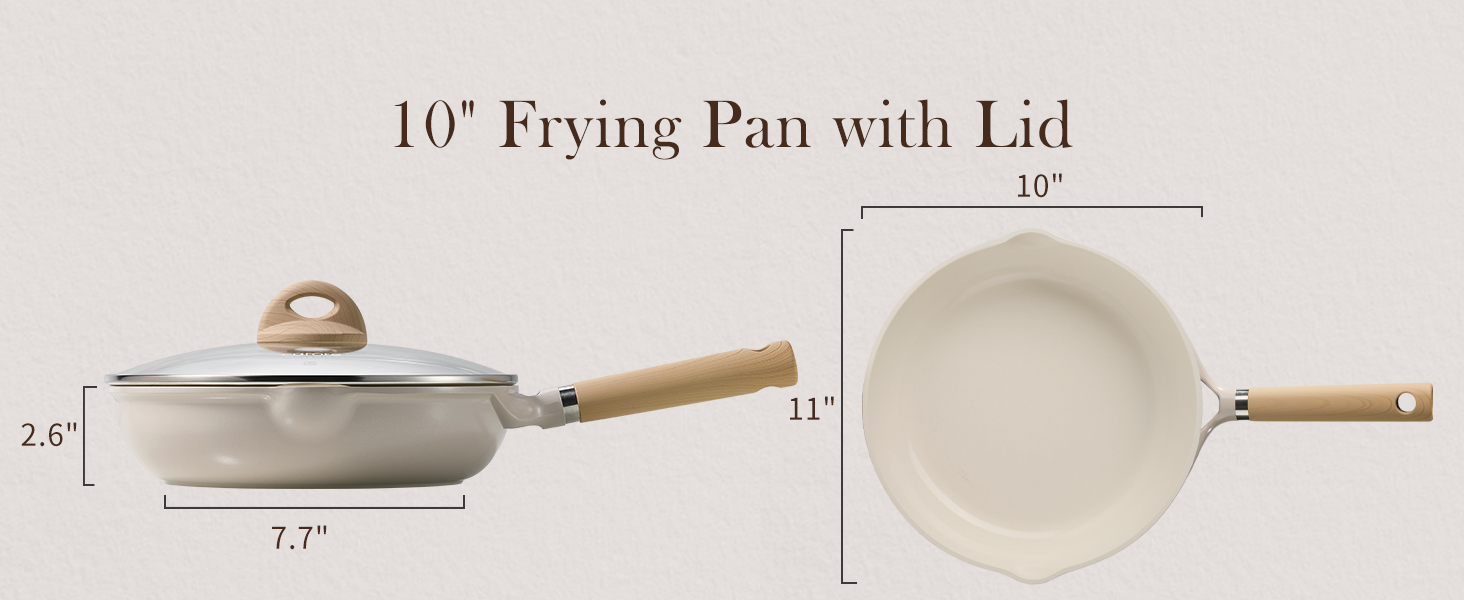 10&amp;#34; Frying Pan with lid