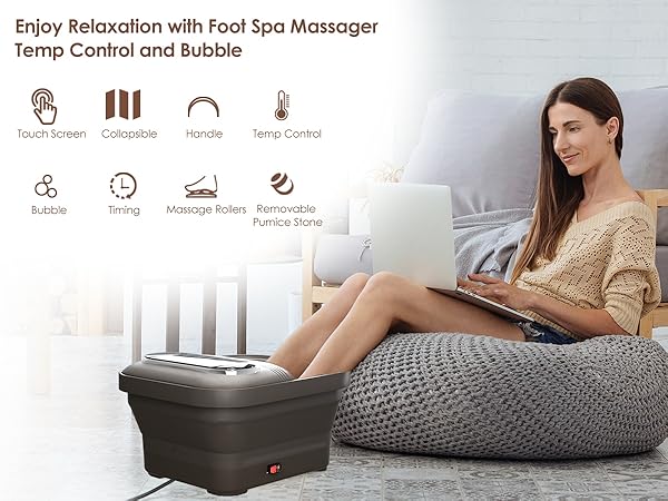 foot spa with heat