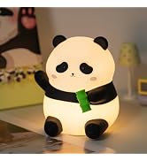 Rytinazzz Cute Panda Night Light,Touch Baby Silicone Lamp,Rechargeable Night Light for Kids Room,...