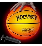 Hodurgyi Glow in The Dark Basketball with Pump, Light Up Basketball for Teen Boy, Cool Toys for B...