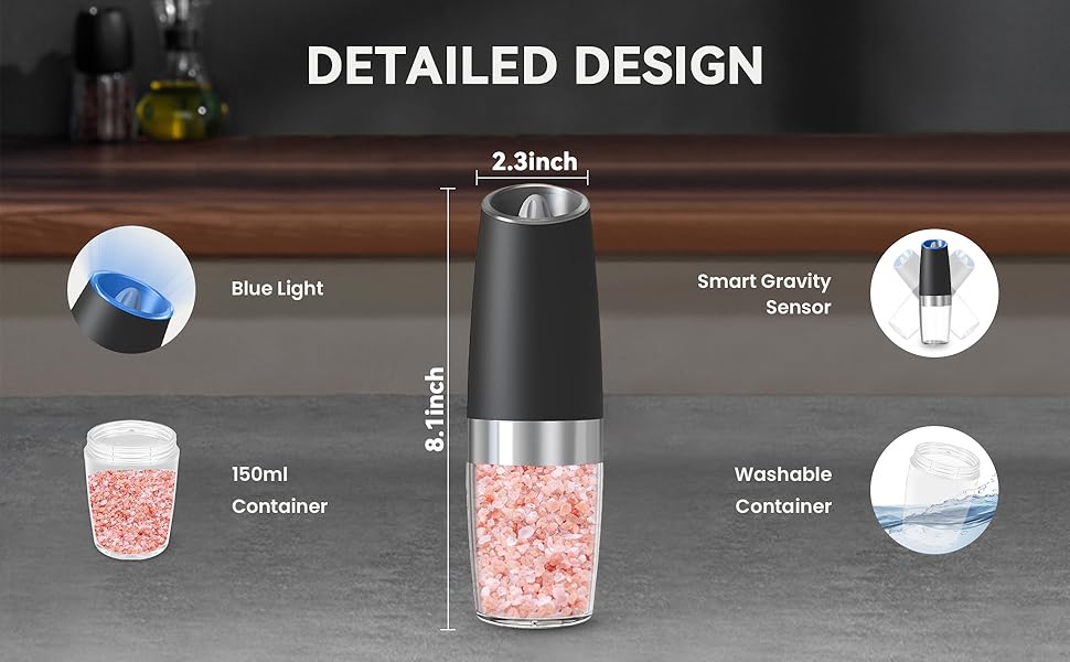 salt and pepper grinder set
