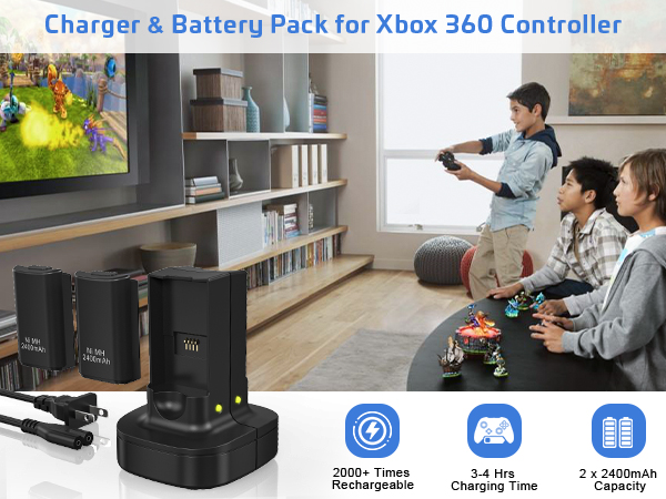 xbox 360 controller battery pack