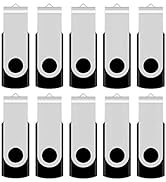 Aiibe Wholesale/Bulk Flash Drives 8GB 8G USB Flash Drive 50 Pack 8GB USB 2.0 Thumb Drives - Black