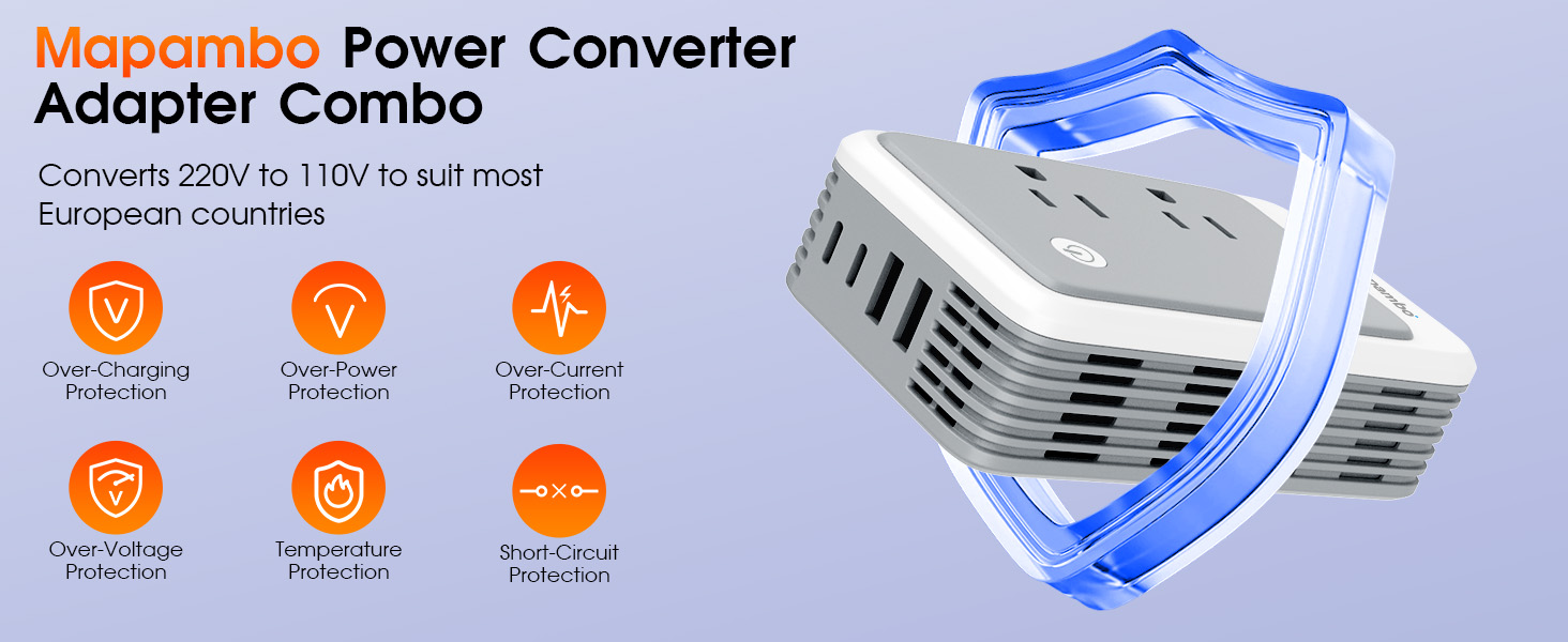 Travel voltage converter