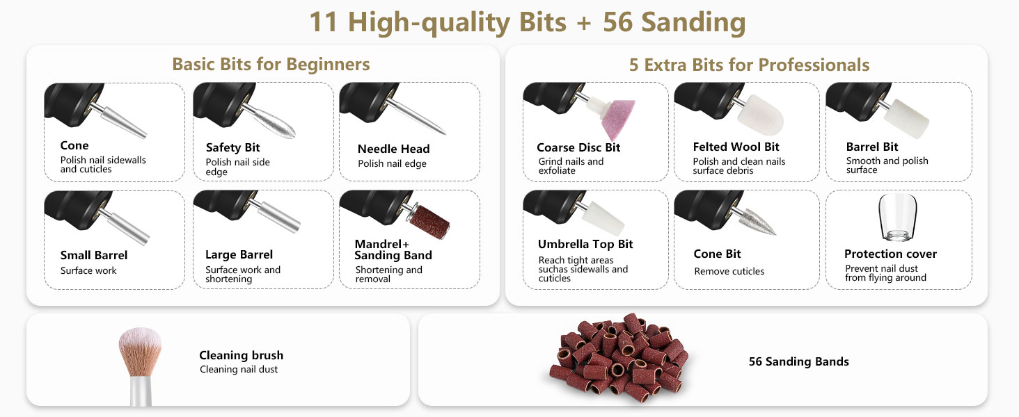 nail drill bits