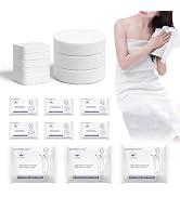 9 Pack Disposable Compressed Bath Towels Set for Travel Portable Washcloths | 2 sizes set, 3 larg...