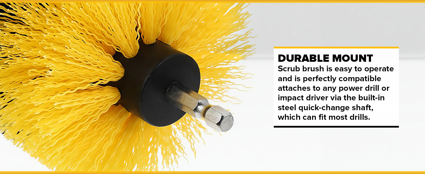floor scrub brush drill scrubber brush kit car interior cleaning kit drill cleaning brush attachment