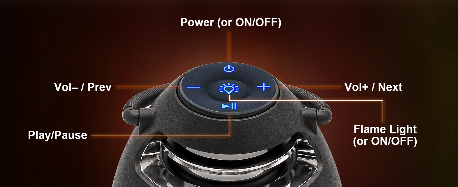 outdoor torch bluetooth speakers