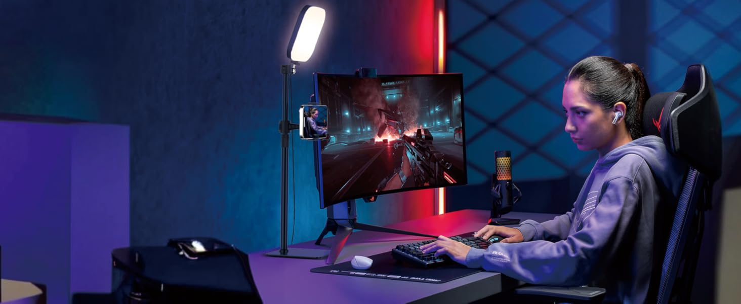 Video Conference Light for Self Broadcasting and Live Streaming