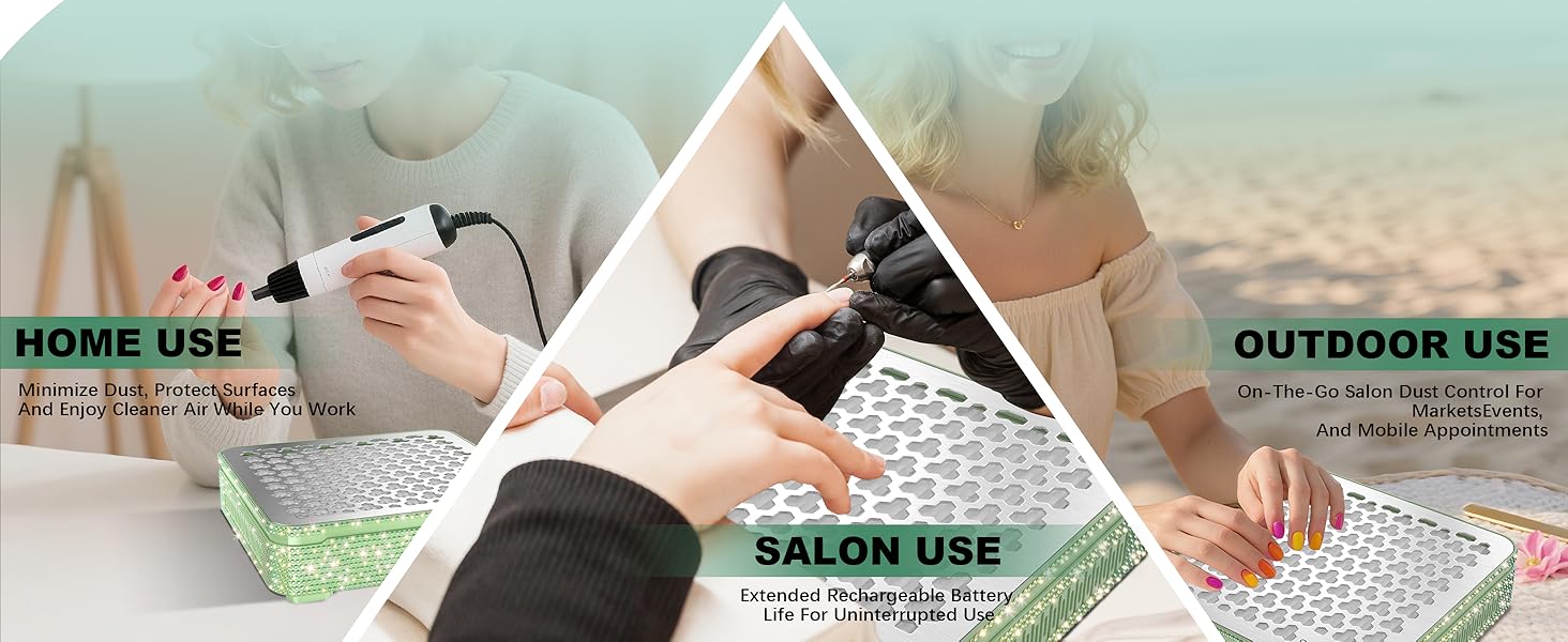 aspiradora de polvo para uñas