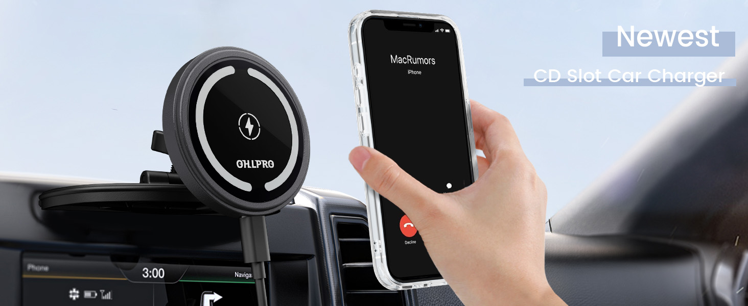 Magnetic CD Slot Holder