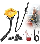 DIYtoolifz 5 GPM Cordless Fuel Transfer Pump with Auto Shut-Off &amp; Beep Alert, Compatible with DeW...
