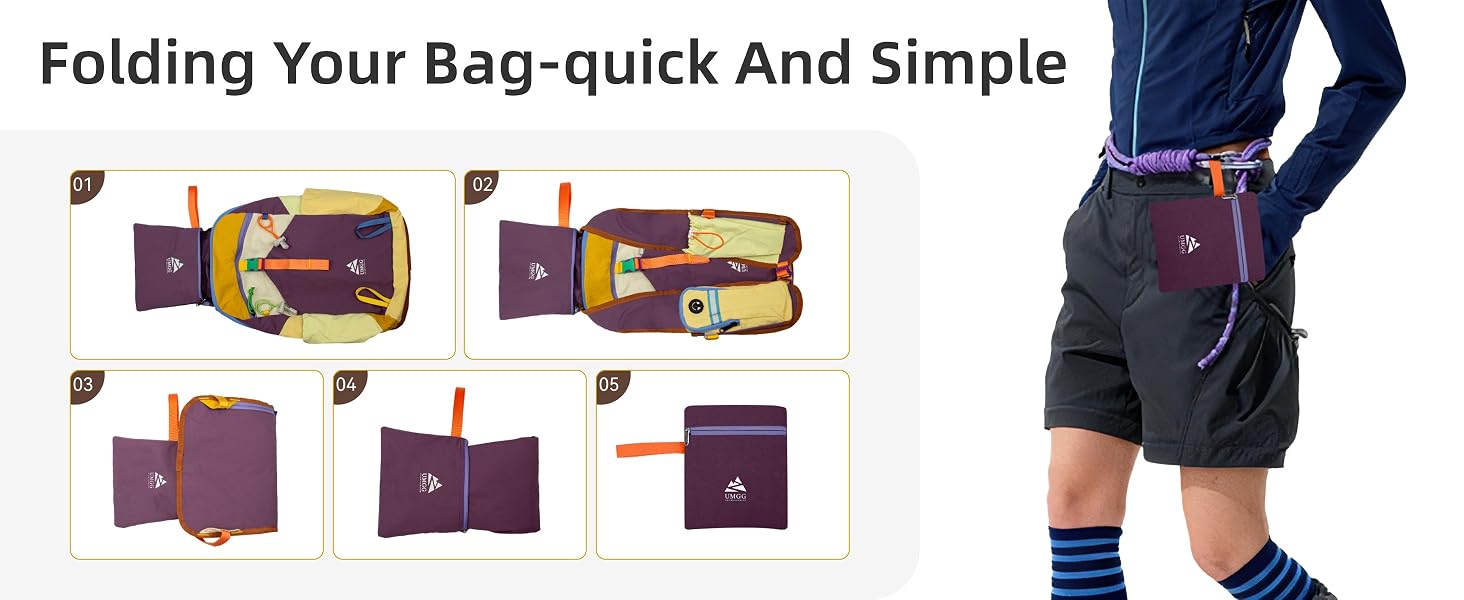 small hiking backpack