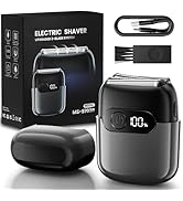 MALEGEBAZ Electric Foil Shaver for Men, 3D Floating Blade Razor with LED Display, IPX8 Waterproof...