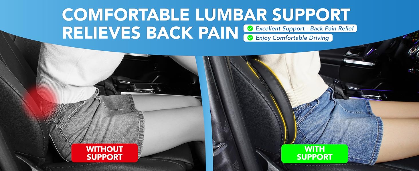 Lumbar cushion is an efficient solution to relieve back pain, give your back rest