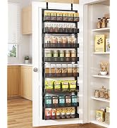 SNTD 8 Tiers Over the Door Organizer - Height Adjustable Pantry Organizers and Storage with Dense...