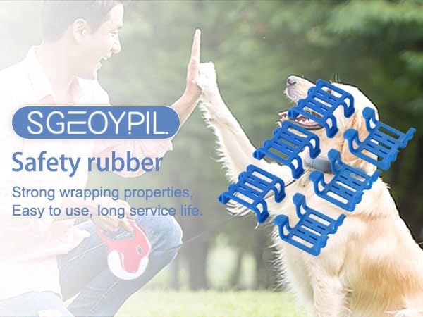  Dogs Rubber Clip