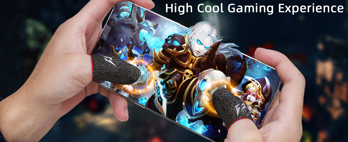 Gaming Finger Sleeve for Mobile Game Controller