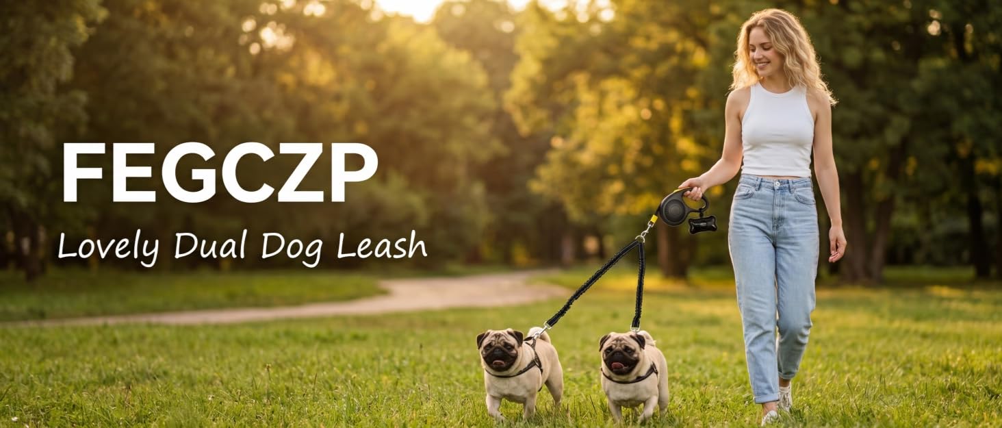 FEGCZP Dual Dog Leash
