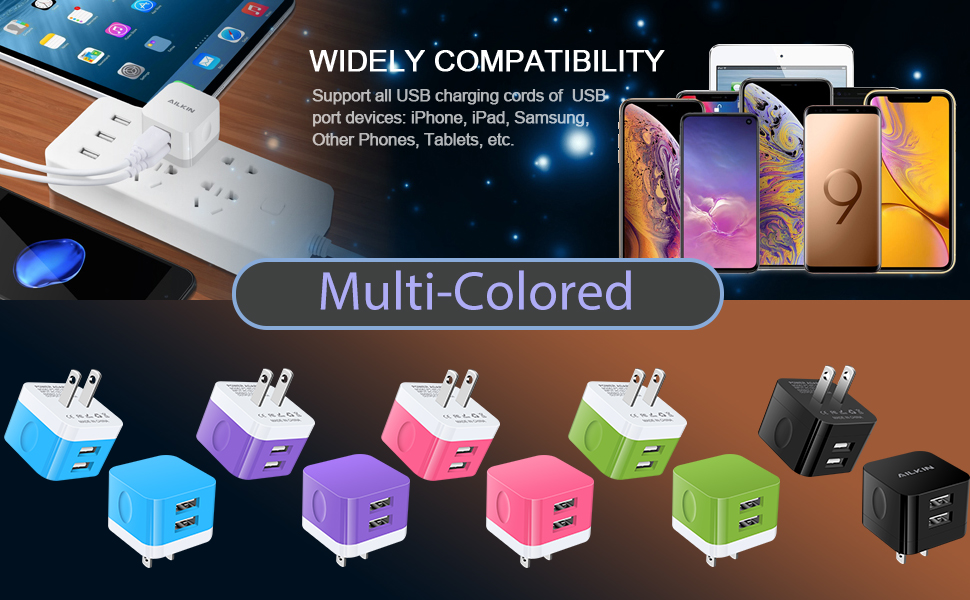 square wall charger