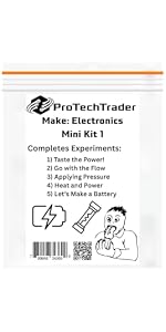 Make: Electronics Mini Kits Educational Electronic Component Packs That Follow Experiments in Charle...