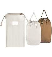 MCleanPin Laundry Hamper Collapsible with 2 Removeable Laundry Bags &amp; Sorting Card, Dirty Clothes...