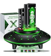 Upgraded Rechargeable Battery Pack for Xbox Controller,2x4800mWh Xbox Rechargeable Battery Pack W...