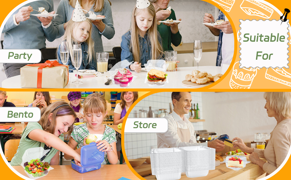 7.Disposable Takeout Picnic Boxes