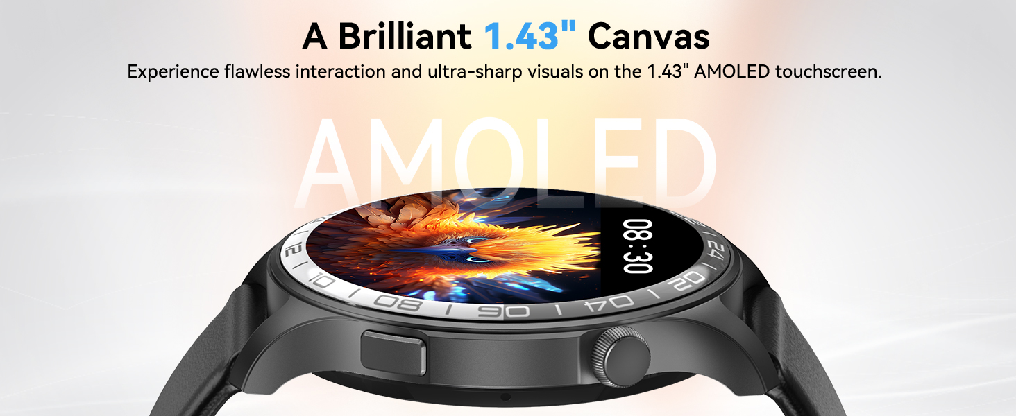 amoled 1.43 inch canvas