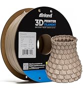 Inland PLA Filament 1.75mm Ivory 1KG, 3D Printer Filament Dimensional Accuracy +/- 0.02mm, 1kg Sp...