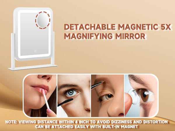 vanity mirror with lights light up mirror makeup mirror with lights large