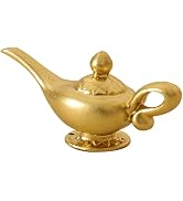 Gold 1/12 Miniature Aladdin Genie Lamp Decoration Accessories,Genie Lamp,Dollhouse Accessories,Do...