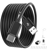 ELOLOHI USB C Extension Cable for Eufy SoloCam S340 16FT Long USBA to USBC Charging Cable for CCT...