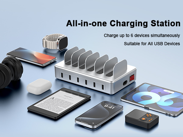  charging station for multiple devices