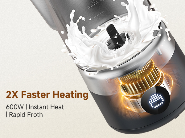 milk frother and steamer