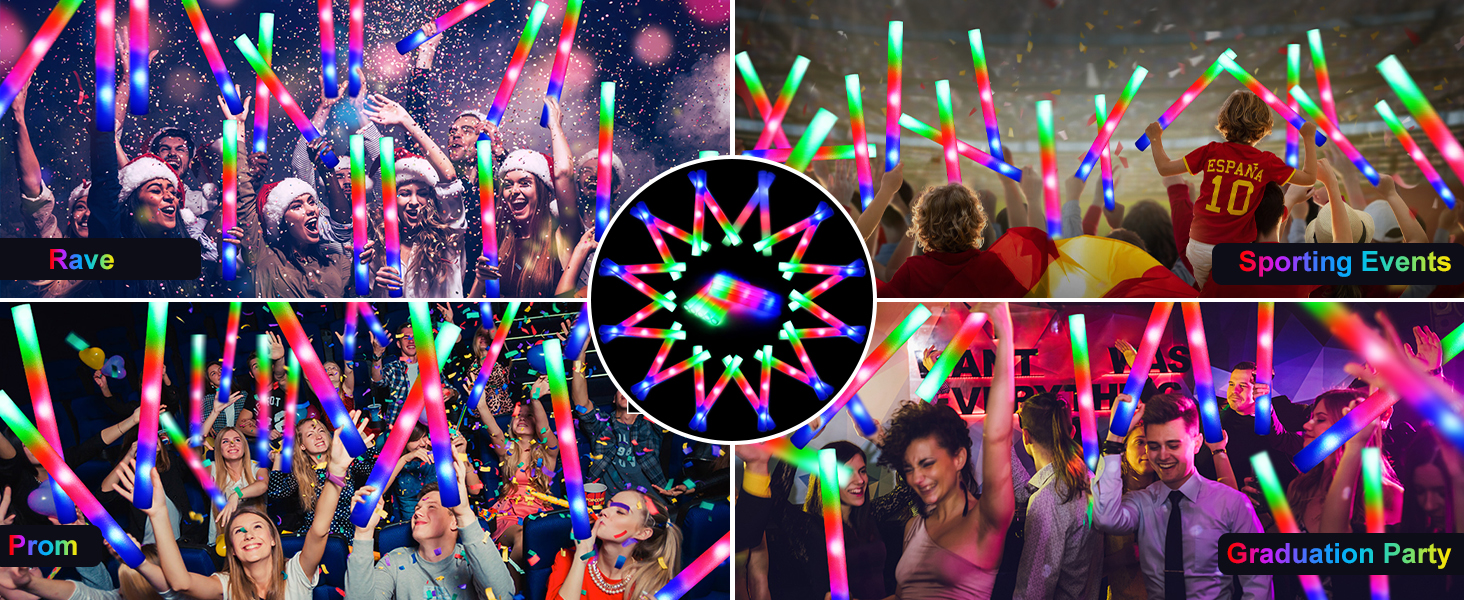 glow in dark party supplies