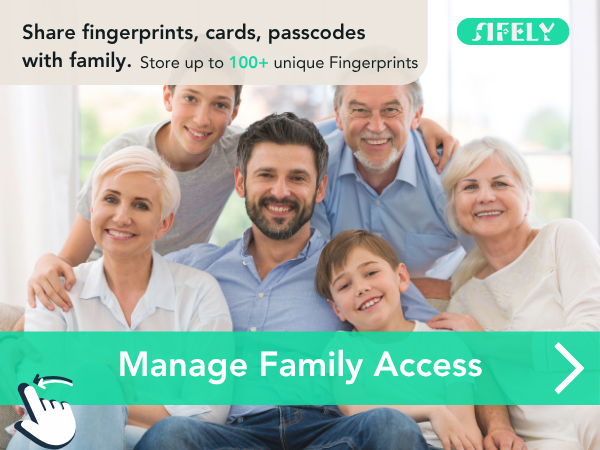 Sifely ot smart lock manage family access