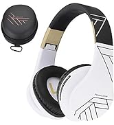 PowerLocus Bluetooth Over-Ear Headphones, Wireless Stereo Foldable Headphones Wireless and Wired ...
