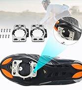 VGEBY1 1 Pair Cycling Shoe Cleats, Quick Release Bike Pedal Cleat Covers Cycling Accessory Fit fo...