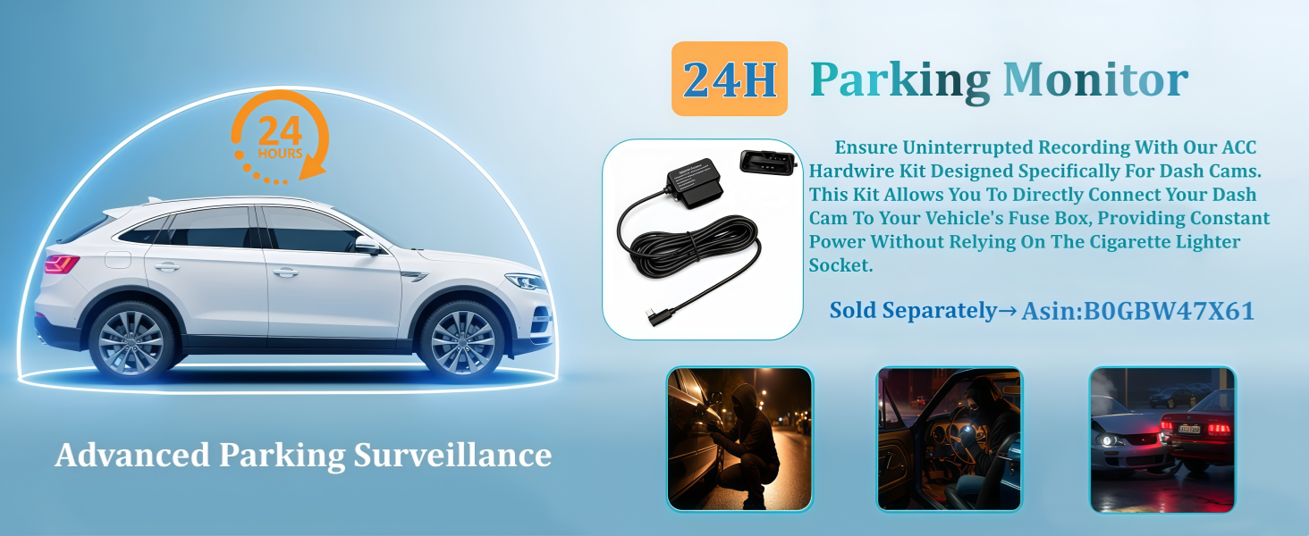 Dash Camera With Parking Monitor