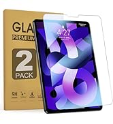 ZenRich [2Pack] Tempered Glass Screen Protector for iPad Air 5th Gen 2022/Air 4th Gen10.9/iPad Pr...