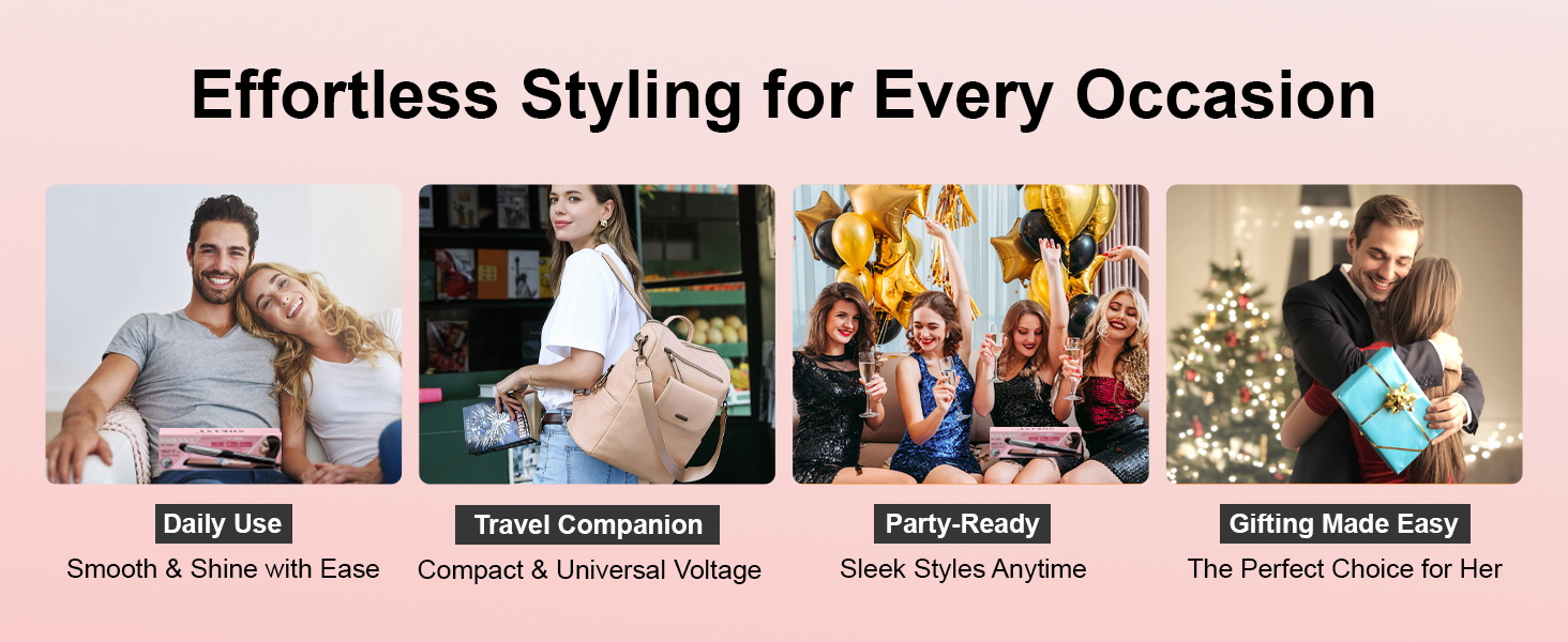 Hair straightener gift