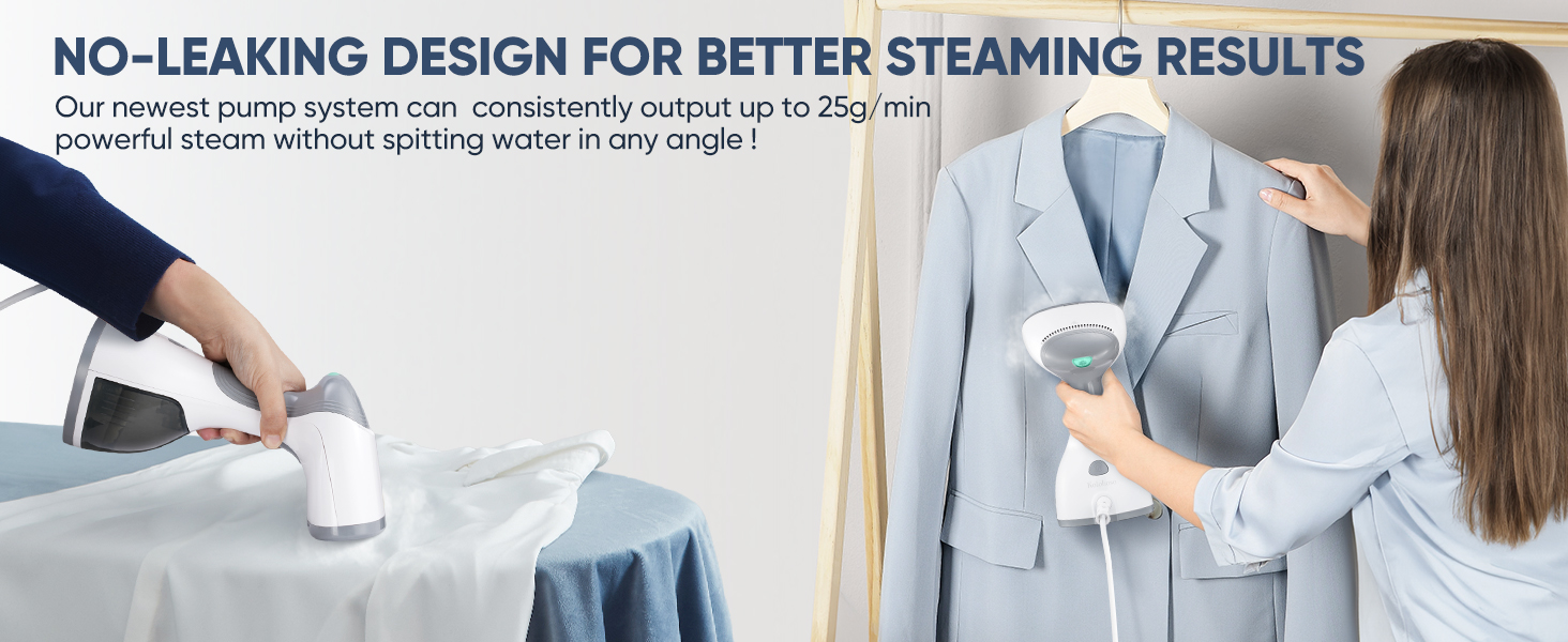 Steamer for Clothes, Kolohoso 1500W Fast Heat Up Handheld Garment Steamer