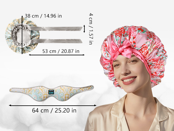 bonnet with bluetooth sleep mask