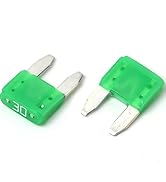 2Pcs 58V Car Automotive Blade Fuses, Universal Fuse Kit for Cars, Truck, SUV (30A)