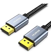 BENFEI DisplayPort to DisplayPort 6 Feet Cable [8K@30Hz, Aluminum Shell, Nylon Braided], DP to DP...
