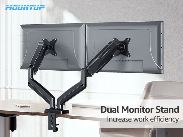 dual monitor mount