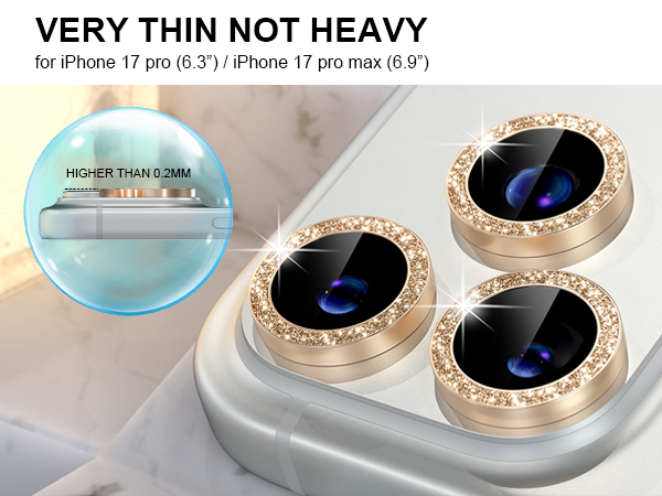 iPhone 17 pro lens protector